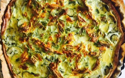 Torta salata di zucchine